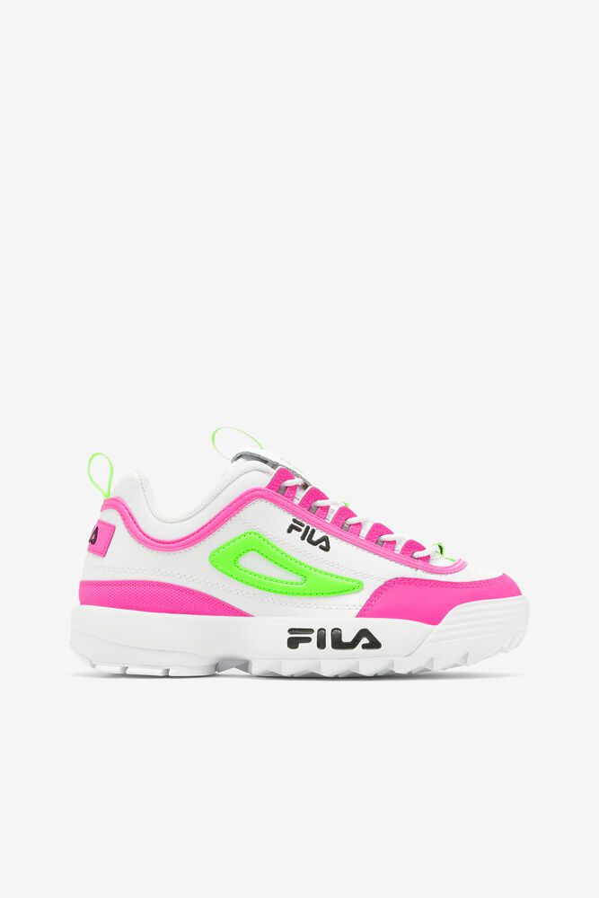 Fila Sneakers Womens White - Disruptor 2 Premium - Philippines 5386970-OX